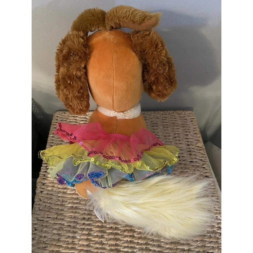 Disney Build A Bear Princess Palace‎ Pets Teacup Belle Puppy Dog Stuffed Plush